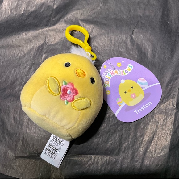 Squishmallows Other - Squishmallows Tristan Chick 3.5” Keychain NWT